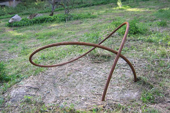 cor-ten steel sculpture - sculptures in the sculpture park, Open Air Museum POAM